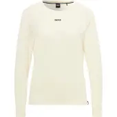 BOSS Shirt zwart / offwhite