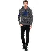 Rusty neal Grof gebreide hoodie