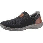 Rieker Slip-ons 'Namur' donkerblauw / karamel