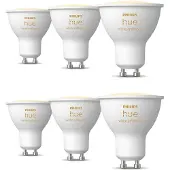 Philips Bundel: 6x Slimme Gu10 Spot - White Ambiance