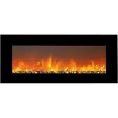 Xaralyn Elektrische wandhaard - Trivero 130 - 1400 Watt verwarming - met afstandsbediening - cinewall haard - sfeerhaard - 127 cm breed