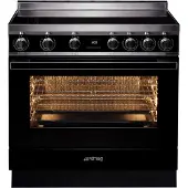 Smeg CPF9IPBL Kookcentrum 90x60