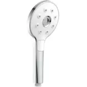 Schutte Handdouche perruzi 15 cm chroom/wit
