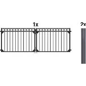 Alberts Deur met dubbel hek Circle Breedte: 300 cm, hoogte: 100 en 120 cm