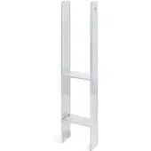 Alberts H-staandersteun 111x300x600x60mm STA ruw TZN GAH