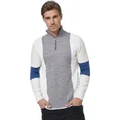 Rusty neal Trui navy / grijs / wit