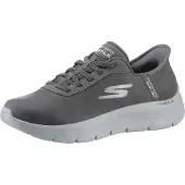 SKECHERS Sneakers laag 'Slip-Ins: Go Walk Flex' donkergrijs