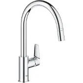 GROHE Start Edge - Keukenkraan met uittrekbare vuistdouche, chroom 30550000