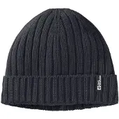 Jack Wolfskin RIB KNIT BEANIE Unisex Sportmuts - black - Maat One Size
