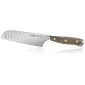 Metaltex Erfgoed Santoku mes houten handvat
