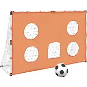 vidaXL Kindervoetbaldoel met doelmat en bal 182x62x118 cm