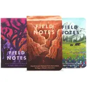 Field Notes National Parks FNC-43b Graph 3-Pack B Grand Canyon Joshua Tree Mount Rainier, notitieboekjes