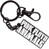 Pink floyd - Animals Mono Text Logo Sleutelhanger - Wit