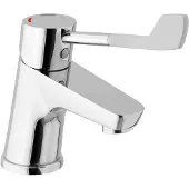 Sapho Wastafelmengkraan Lea 1-hendel Extra Lang Recht 15.4 cm Chroom
