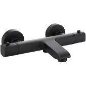 Van Marcke GO Badkraan Helene Black Opbouw Thermostatisch Mat Zwart