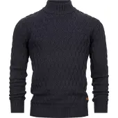 INDICODE JEANS Trui 'Alpha' nachtblauw