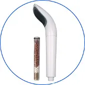 Aquafilter Douchekop WIT met filterelement