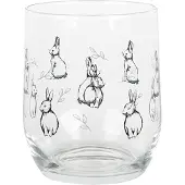 Clayre & Eef Waterglas 300 ml Transparant Glas Konijnen