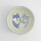 Tokyo Design Studio – Kawaii – Rijstkom – Shiba Hond – Blauw – 13×8cm 400ml