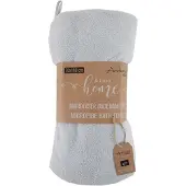 Antonio Microvezel handdoek 70x140 cm – Zachte sneldrogende handdoek – Lichtgrijs
