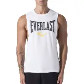 Everlast Logo Sleeveless T-shirt Wit M Man