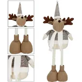 Springos Kerst Rendier | 1 Stuk | Verstelbaar In Hoogte | 50 -67 cm