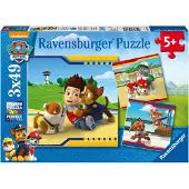 Ravensburger Hero met Vacht Puzzel (3 x 49 Stukjes)