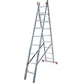 Krause DUBILO multifunctionele ladder, 2 x 9 sporten