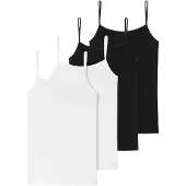 Schiesser Top ' 95/5 Organic Cotton ' zwart