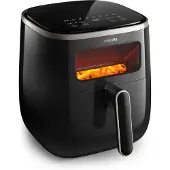 Philips 3000 Series Airfryer XL - HD9257/80 - Kijkvenster - 5.6L - Tot 5 Personen - Zwart