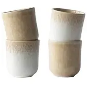 Fonq Mixed Ceramics Mokken 4st. - 0,2 L - Beige