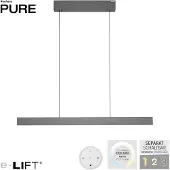 Paul Neuhaus Design hanglamp Pure E-Motion grijs