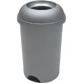 Addis Afvalbak - Open top - Metallic grijs - 50 liter