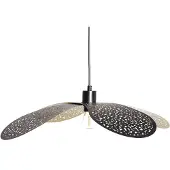 Beliani LUNGA - Hanglamp - Wit - Rotan