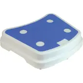 Aidapt opstapje bad - wit/blauw kunststof