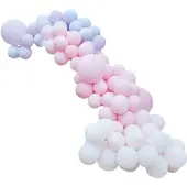 Ginger Ray Ballonnenboog XL paars & roze 12m