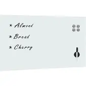 vidaXL Magneetbord wandmontage 120x60 cm glas
