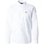 Lyle & Scott wit shirt met lange mouwen