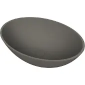Arcqua Prince Opbouw Waskom Ovaal 49x34 Mat Quartz Grijs