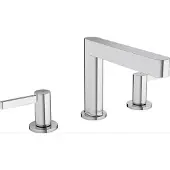 Hansgrohe Wastafelmengkraan finoris 3-gats 110 met push-open waste chroom