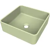 Arcqua Case Opbouw Waskom Vierkant 37x37 Mat Pastel Groen