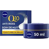 Nivea Crème Visage Nuit Anti rides Fermeté Q10 Créatine