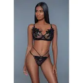 Be Wicked Evangeline BH Set - Zwart | Maat 637488506269