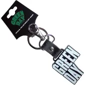 Rock Off Green Day - Stacked Logo Sleutelhanger - Wit
