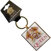 Queen - Classic Crest Sleutelhanger - Wit/Multicolours