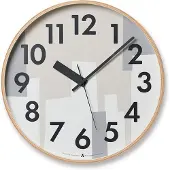 Lemnos Wandklok Kasumi Beige