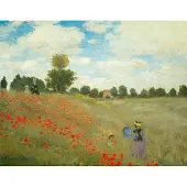 PGM Kunstdruk Claude Monet Mohnfeld bei Argenteuil 90x70cm