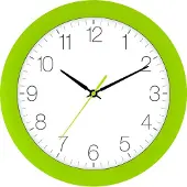 Eurotime Wandklok FEL GROEN modern design