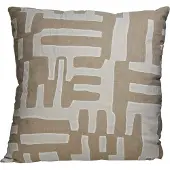 HD Collection Cushion Cotton Natural 50x50cm