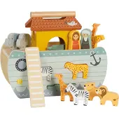 Small Foot - Houten Vormenstoof Ark van Noach Safari, 15dlg.